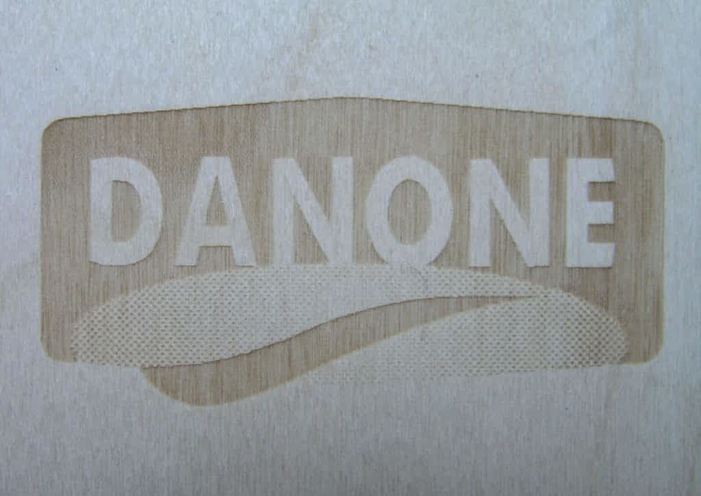 Grawer laserowy dla marki Danone